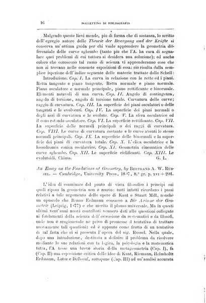 Bollettino di bibliografia e storia delle scienze matematiche