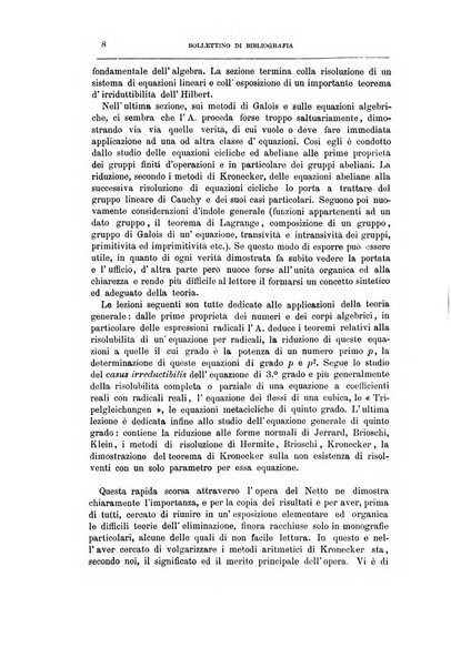 Bollettino di bibliografia e storia delle scienze matematiche