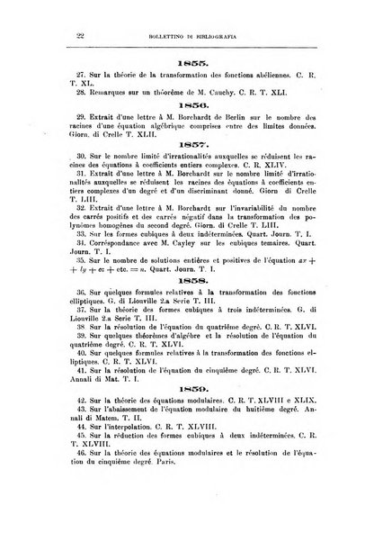 Bollettino di bibliografia e storia delle scienze matematiche