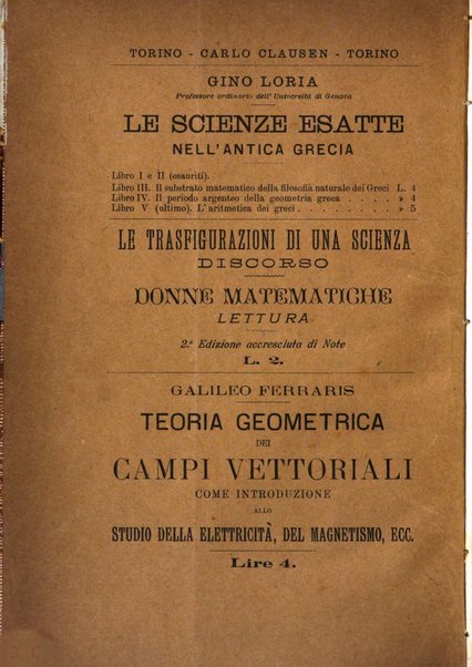 Bollettino di bibliografia e storia delle scienze matematiche