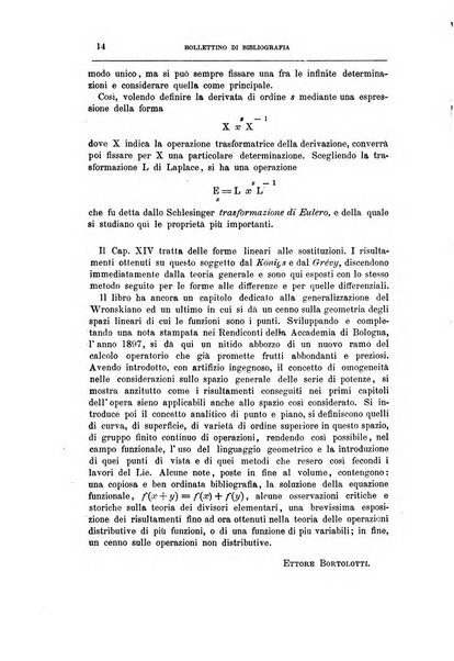 Bollettino di bibliografia e storia delle scienze matematiche