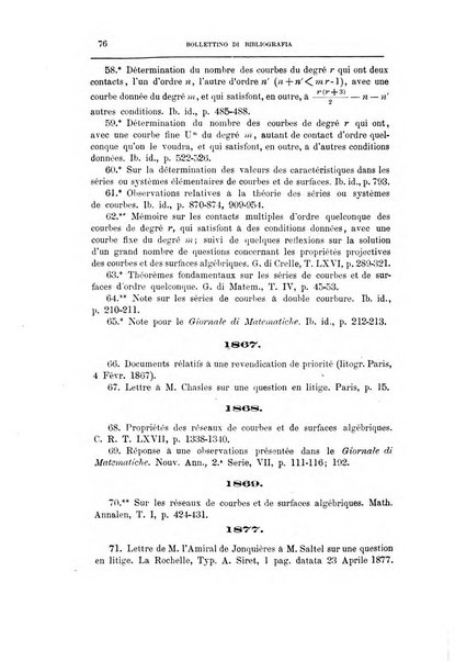 Bollettino di bibliografia e storia delle scienze matematiche