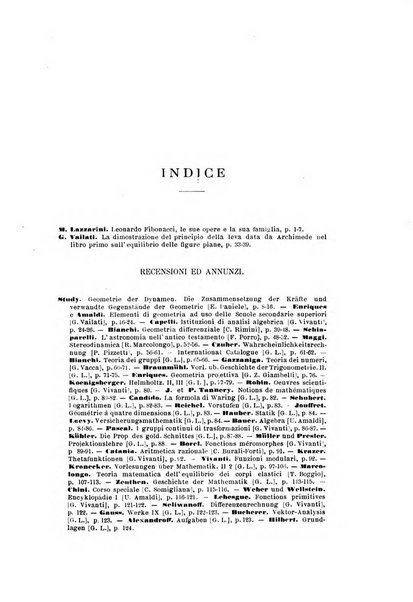 Bollettino di bibliografia e storia delle scienze matematiche