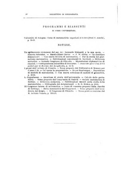 Bollettino di bibliografia e storia delle scienze matematiche