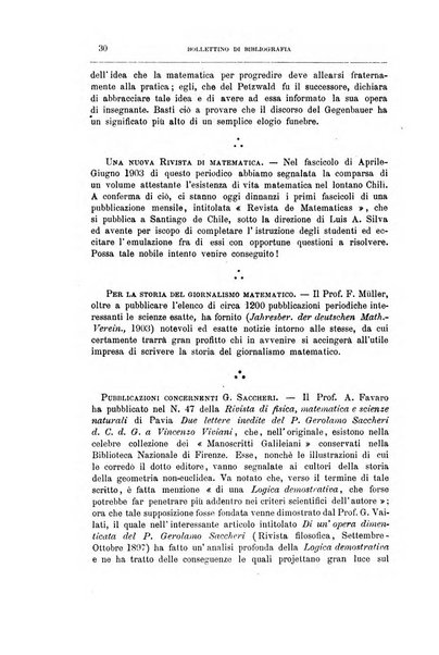 Bollettino di bibliografia e storia delle scienze matematiche