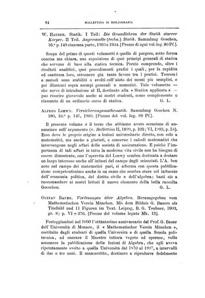 Bollettino di bibliografia e storia delle scienze matematiche