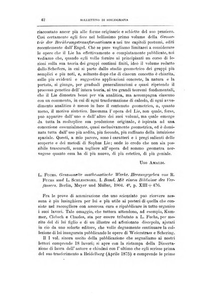 Bollettino di bibliografia e storia delle scienze matematiche