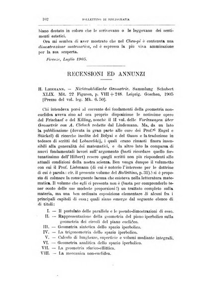 Bollettino di bibliografia e storia delle scienze matematiche