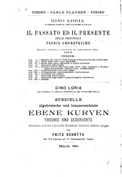 Bollettino di bibliografia e storia delle scienze matematiche