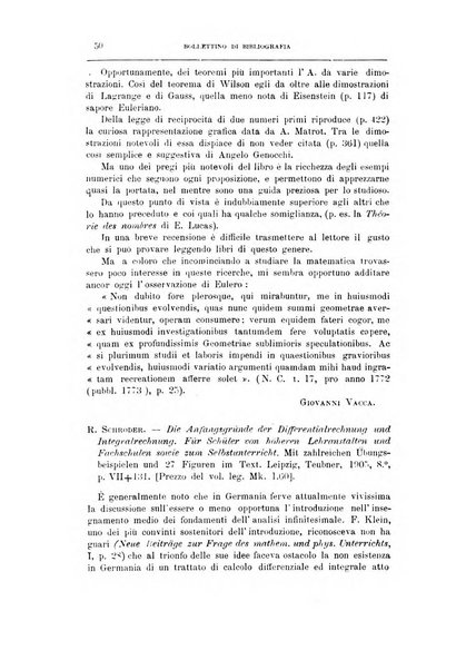 Bollettino di bibliografia e storia delle scienze matematiche