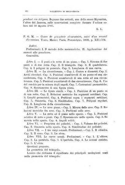 Bollettino di bibliografia e storia delle scienze matematiche