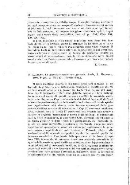 Bollettino di bibliografia e storia delle scienze matematiche