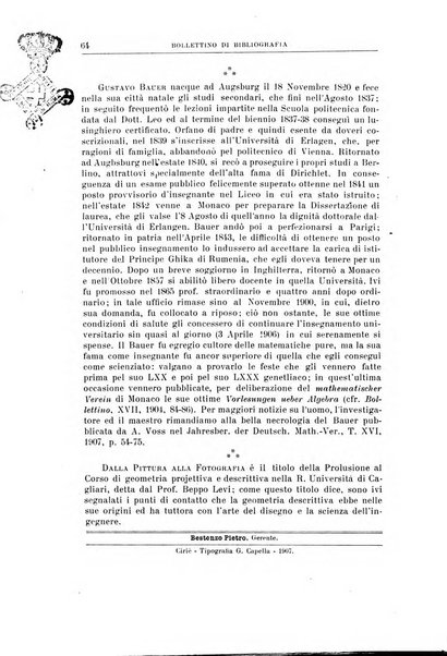 Bollettino di bibliografia e storia delle scienze matematiche