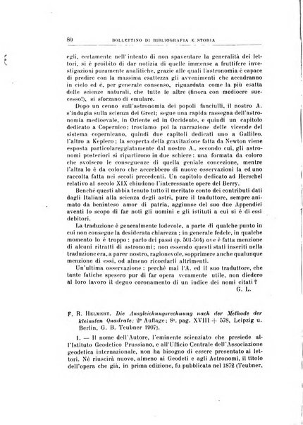 Bollettino di bibliografia e storia delle scienze matematiche