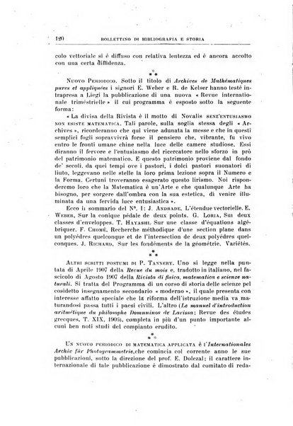 Bollettino di bibliografia e storia delle scienze matematiche