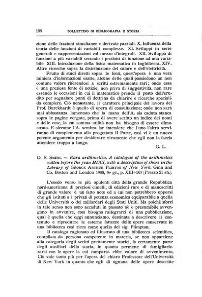 Bollettino di bibliografia e storia delle scienze matematiche