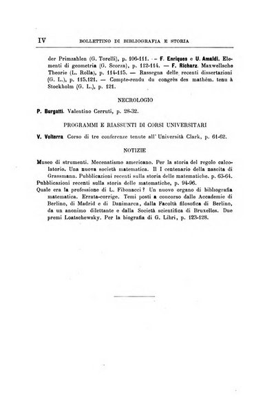 Bollettino di bibliografia e storia delle scienze matematiche