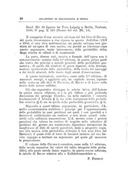 Bollettino di bibliografia e storia delle scienze matematiche