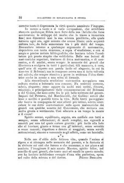 Bollettino di bibliografia e storia delle scienze matematiche