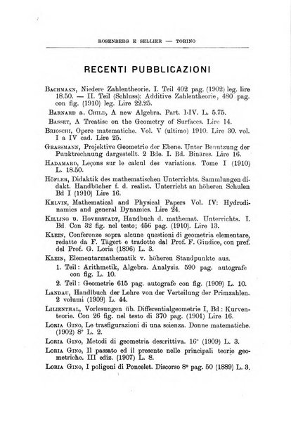 Bollettino di bibliografia e storia delle scienze matematiche