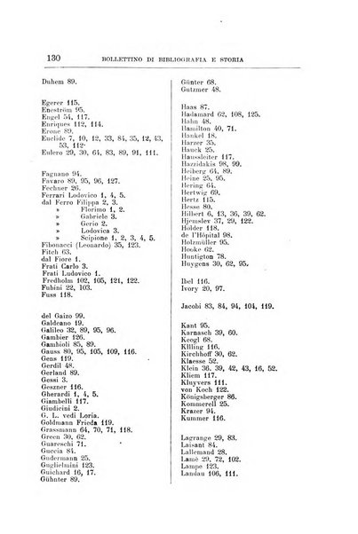 Bollettino di bibliografia e storia delle scienze matematiche