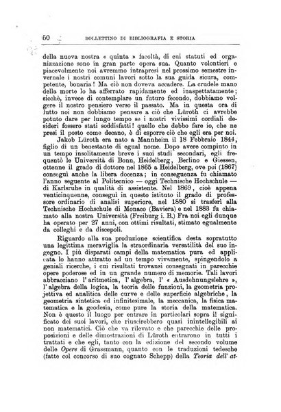 Bollettino di bibliografia e storia delle scienze matematiche