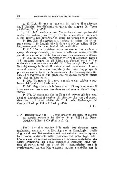 Bollettino di bibliografia e storia delle scienze matematiche