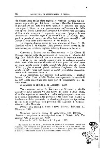 Bollettino di bibliografia e storia delle scienze matematiche