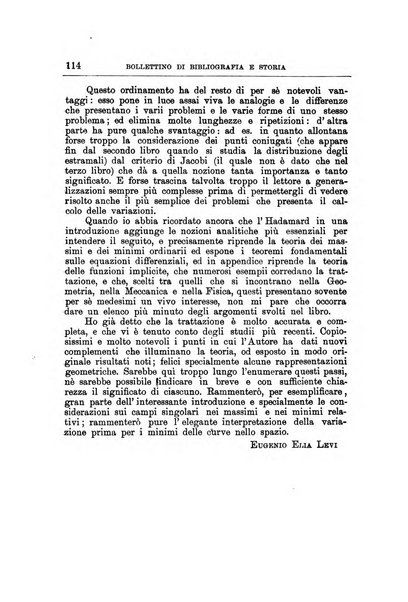 Bollettino di bibliografia e storia delle scienze matematiche