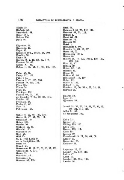 Bollettino di bibliografia e storia delle scienze matematiche