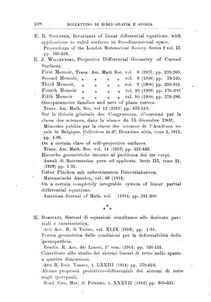 Bollettino di bibliografia e storia delle scienze matematiche