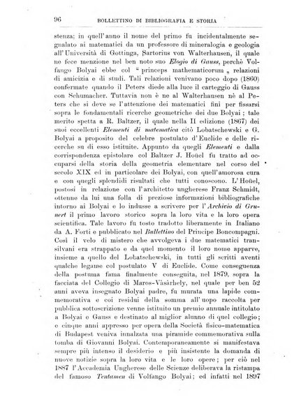 Bollettino di bibliografia e storia delle scienze matematiche