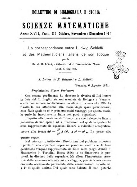 Bollettino di bibliografia e storia delle scienze matematiche