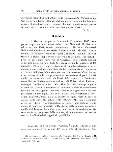 Bollettino di bibliografia e storia delle scienze matematiche