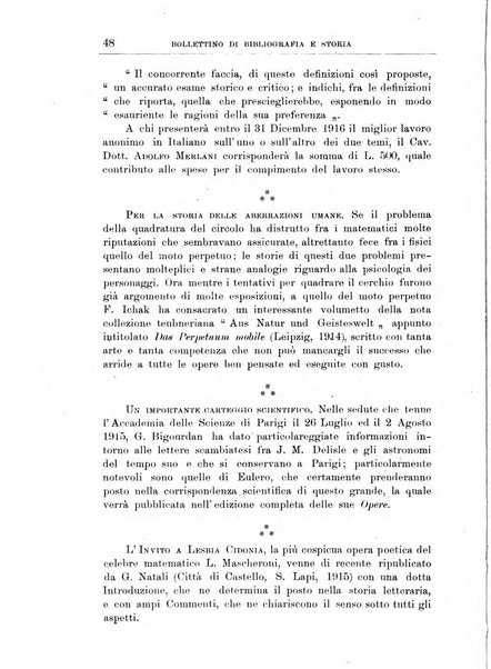 Bollettino di bibliografia e storia delle scienze matematiche