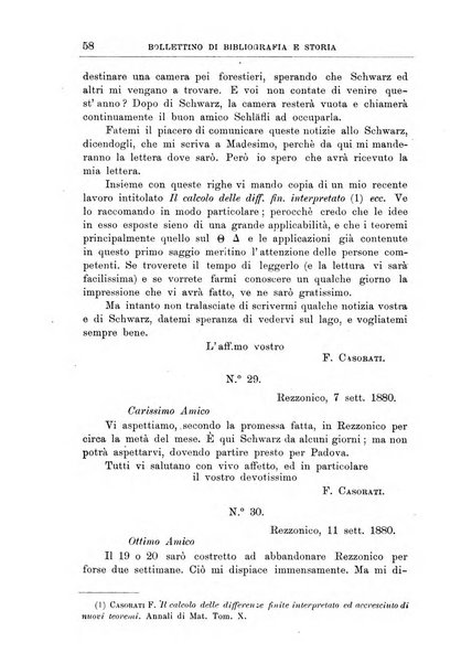 Bollettino di bibliografia e storia delle scienze matematiche