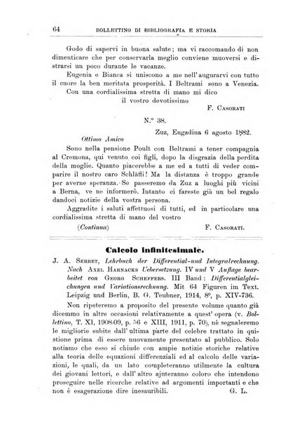 Bollettino di bibliografia e storia delle scienze matematiche