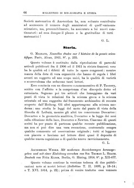 Bollettino di bibliografia e storia delle scienze matematiche