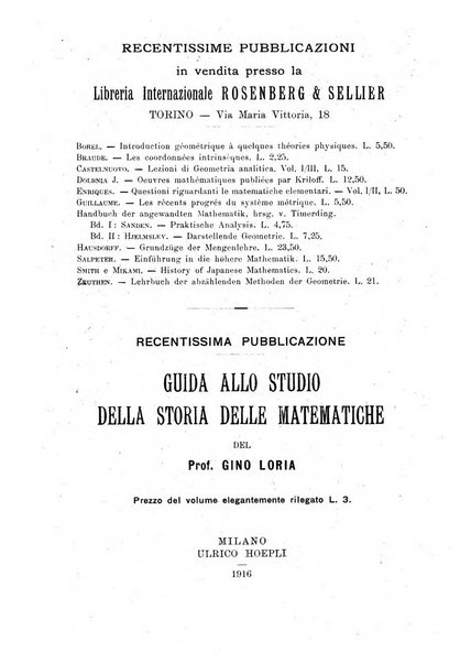 Bollettino di bibliografia e storia delle scienze matematiche