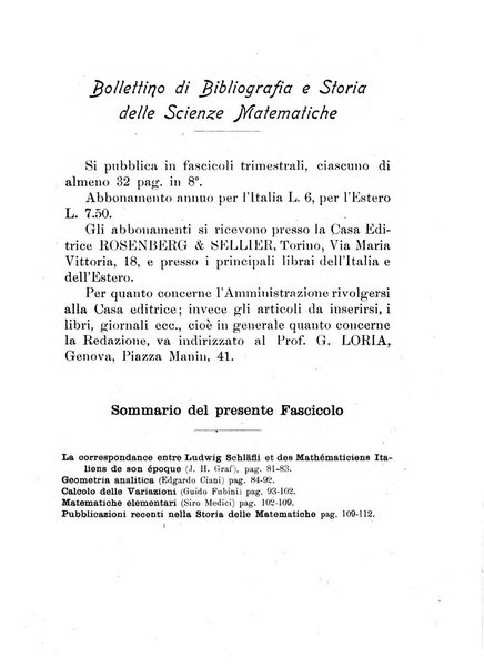 Bollettino di bibliografia e storia delle scienze matematiche