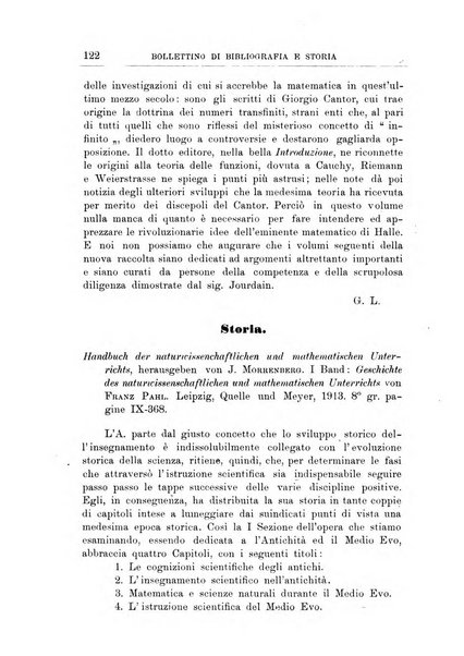 Bollettino di bibliografia e storia delle scienze matematiche