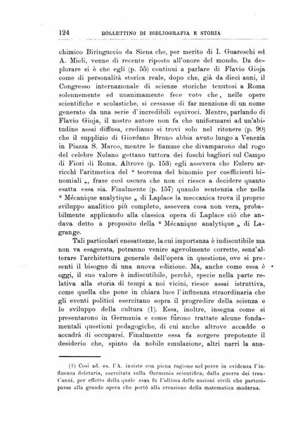 Bollettino di bibliografia e storia delle scienze matematiche