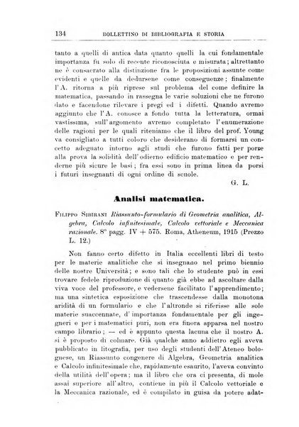 Bollettino di bibliografia e storia delle scienze matematiche