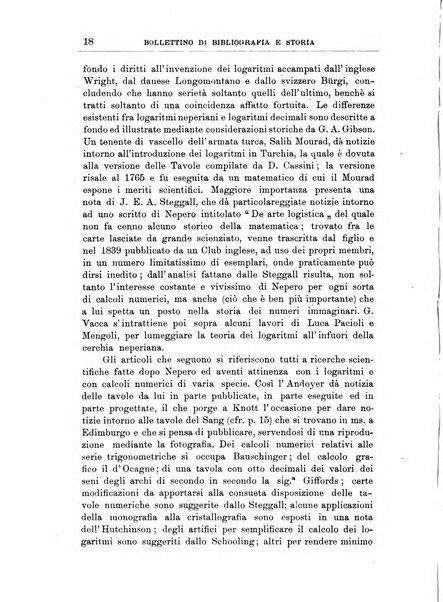 Bollettino di bibliografia e storia delle scienze matematiche