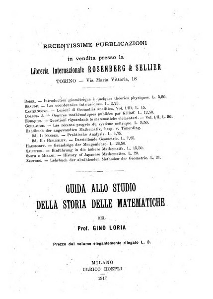 Bollettino di bibliografia e storia delle scienze matematiche