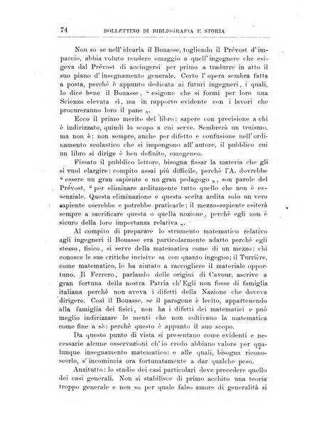 Bollettino di bibliografia e storia delle scienze matematiche