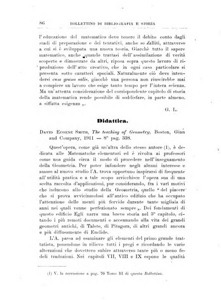 Bollettino di bibliografia e storia delle scienze matematiche