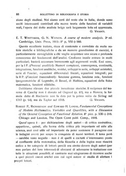 Bollettino di bibliografia e storia delle scienze matematiche