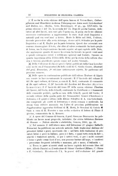 Bollettino di filologia classica