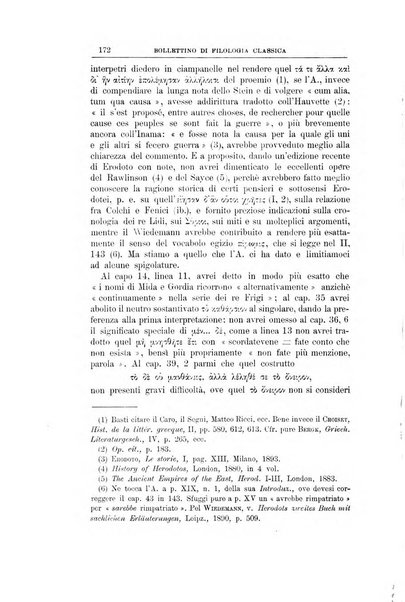 Bollettino di filologia classica